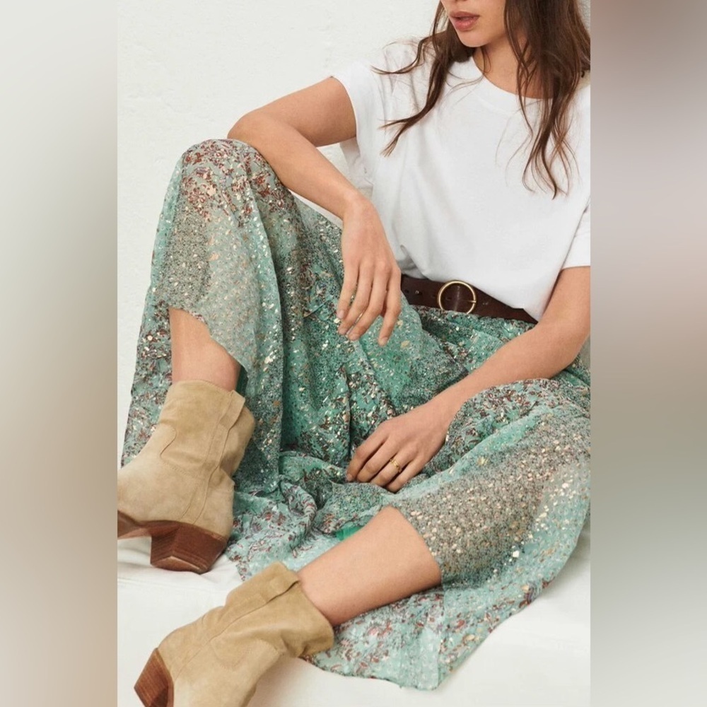 ba&sh Obbie Maxi Skirt NWT